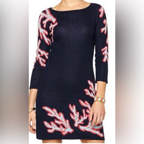 Lilly Pulitzer Polly Sweater Shift Dress Size S - Picture 1 of 5
